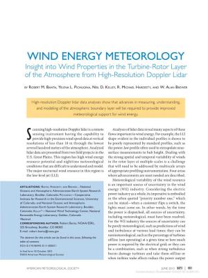 Downloaded 10/05/21 06:16 AM UTC of Downstream Turbines in Wind Farm Arrays