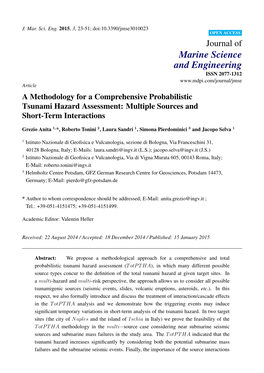 A Methodology for a Comprehensive Probabilistic Tsunami Hazard Assessment: Multiple Sources and Short-Term Interactions