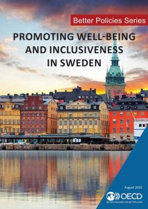Promoting Well-Being and Inclusiveness in Sweden