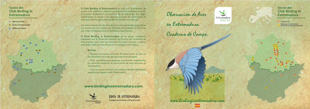 Observación De Aves En Extremadura, Con Criterios Rigurosamente Aplicados