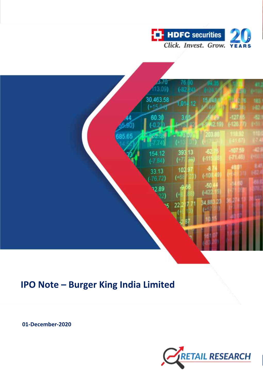 IPO Note – Burger King India Limited