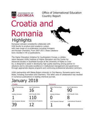 Croatia and Romania 2018