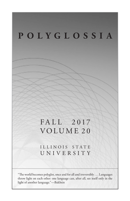 Polyglossia 2017 Fall