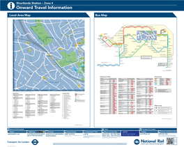 Shortlands Station – Zone 4 I Onward Travel Information Local Area Map Bus Map