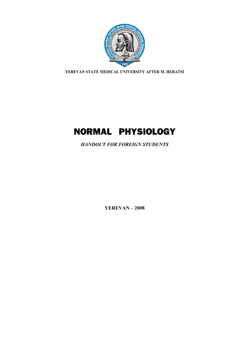 Normal Physiology