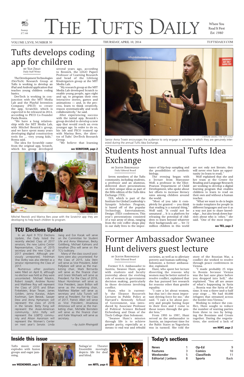 THE TUFTS DAILY Est