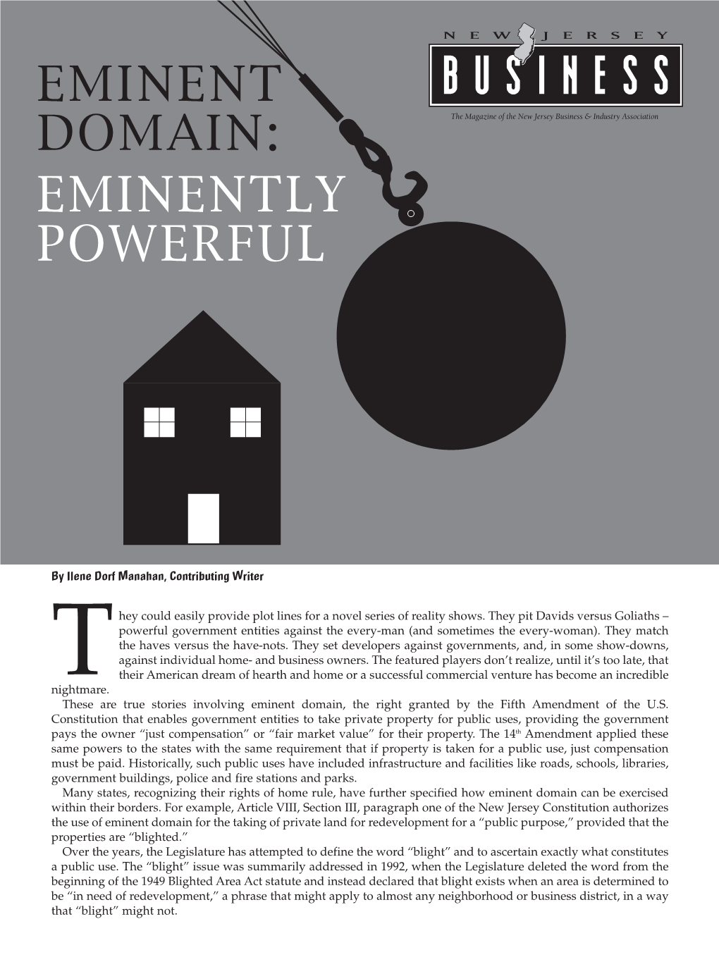 Eminent Domain: Eminently Powerful