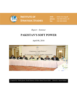 Pakistan's Soft Power
