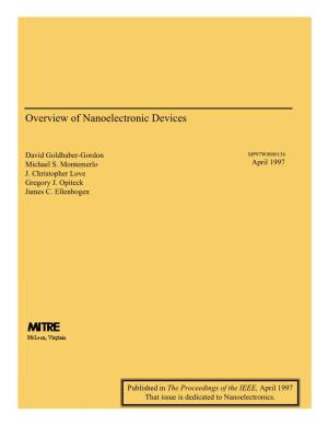 Overview of Nanoelectronic Devices