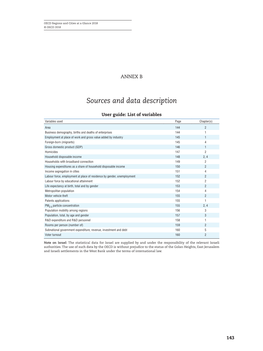 Sources and Data Description