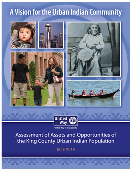 United Way of King County a Vision for the Urban Indian Community