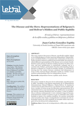 The Disease and the Hero: Representations of Belgrano's And