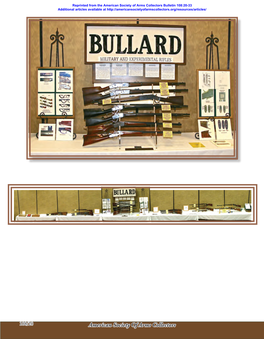 The Bullard Rifle , James Herbert Bullard, Inventor