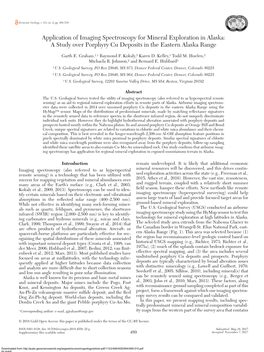 Application of Imaging Spectroscopy for Mineral Exploration in Alaska: a Study Over Porphyry Cu Deposits in the Eastern Alaska Range