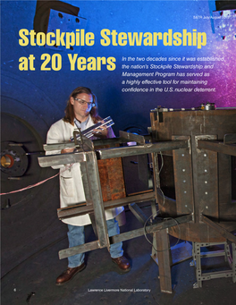 Stockpile Stewardship at 20 Years