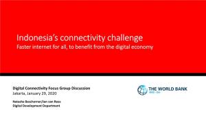 Digital Connectivity in Indonesia: Accelerating Access and Affordability