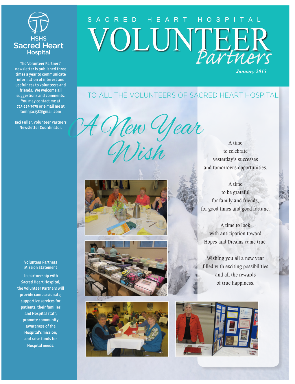 January 2015 Newsletter