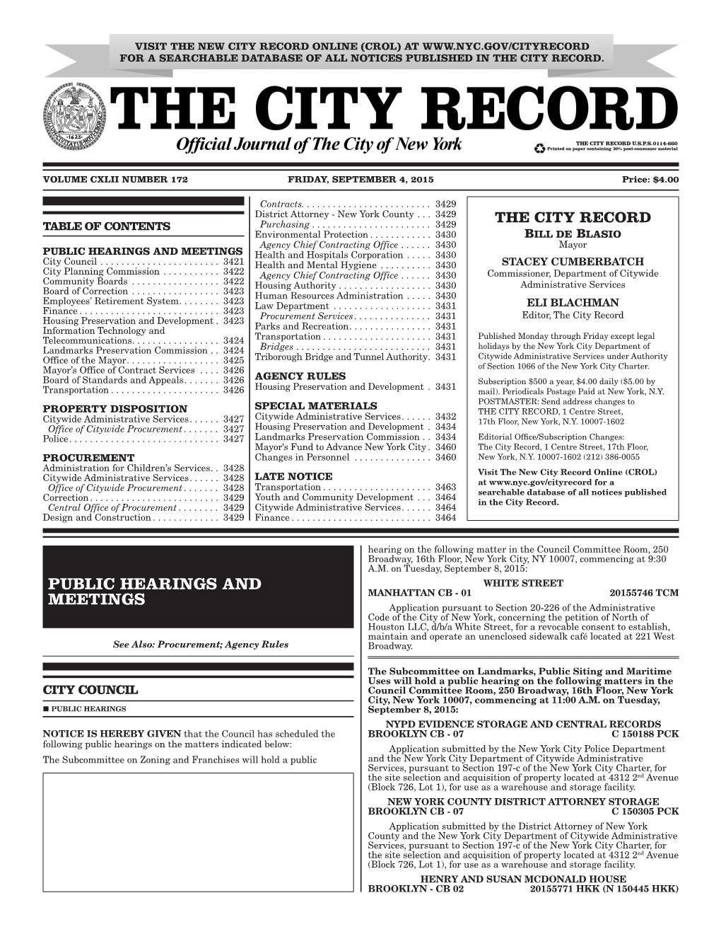 The City Record