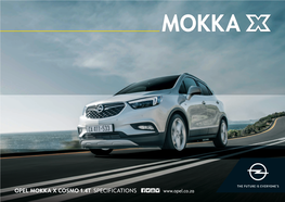 Opel Mokka X Cosmo 1.4T Specifications