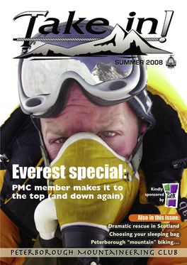 Everest Special: PMC Member Makes It to Kindly Sponsored the Top (And Down Again) By