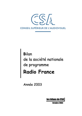 Radio France, M
