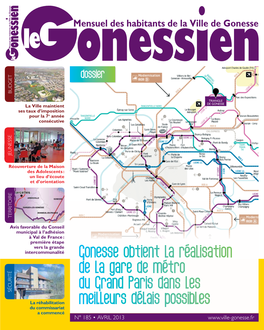 Gonesse Obtient La Réalisation De La Gare De Métro Du Grand Paris Dans Les SÉCURITÉ