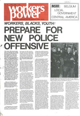 Workers, Blacks, Youth