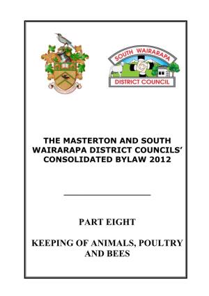 Part Eight Keeping of Animals, Poultry and Bees