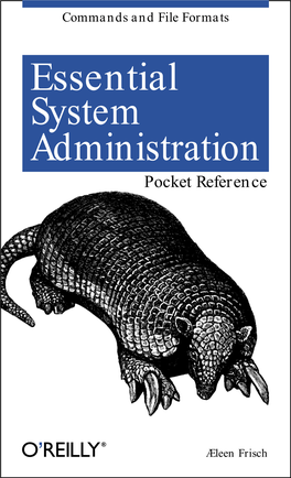 Essential System Administration Pocket Reference