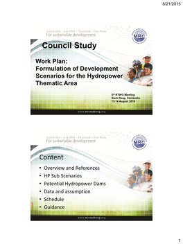 Council Study