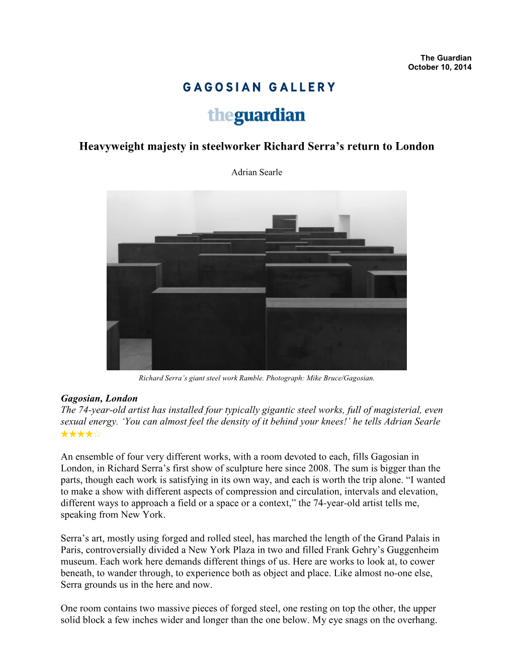 Gagosian Gallery