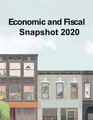 Economic and Fiscal Snapshot 2020