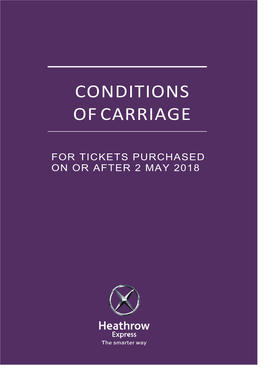 Conditions of Carriage