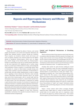 Hypoxia and Hypercapnia: Sensory and Effector Mechanisms