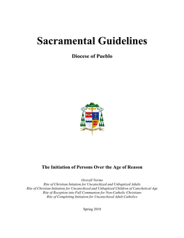 Sacramental Guidelines
