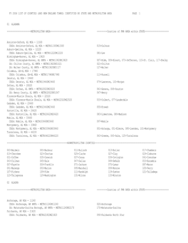 Fy 2006 List of Counties (And New England Towns) Identified by State and Metropolitan Area Page 1