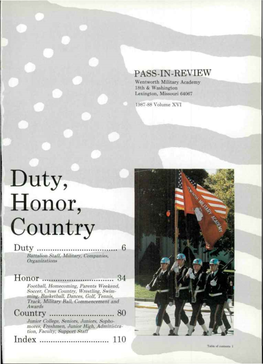 Duty, Honor, Country Duty 6 Battalion Staff, Military, Companies, Organizations
