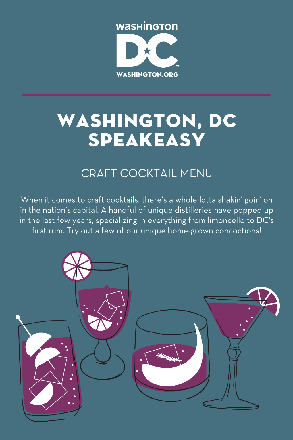 Craft Cocktail Menu