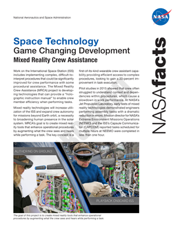 Mixed Reality Crew Assistance