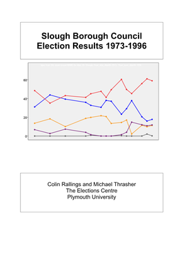 Slough Borough Council Election Results 1973-1996