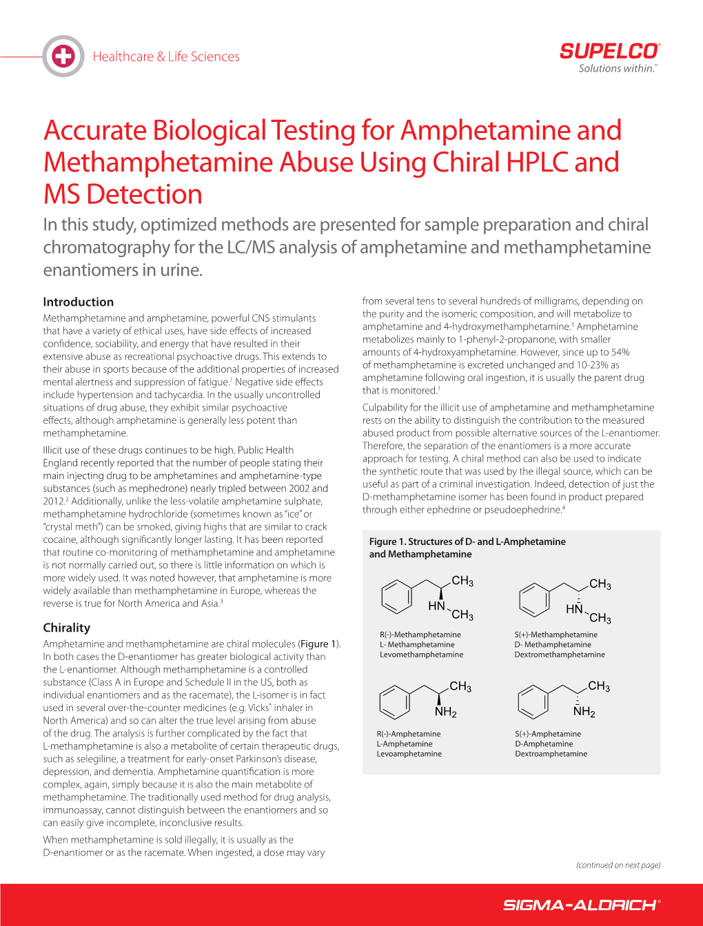 Testing for Amphetamine and Methamphetamine Abuse Using