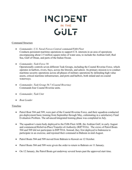 "Incident in the Gulf" Supplementary Materials