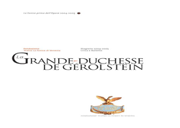 La Grande-Duchesse De Gerolstein