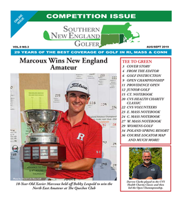 Marcoux Wins New England Amateur