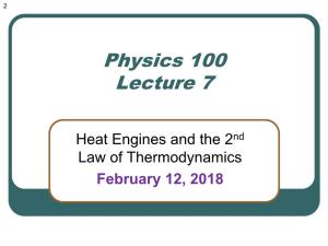 Physics 100 Lecture 7