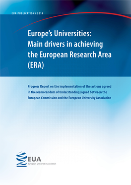 Main Drivers in Achieving the European Research Area (ERA)