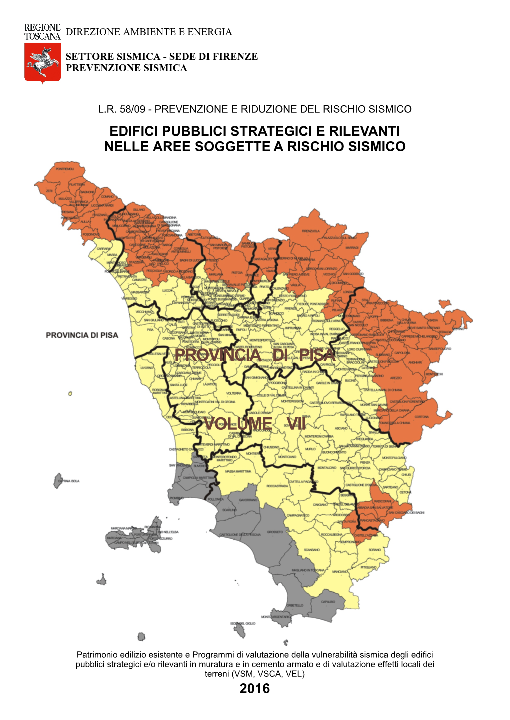 Volume Vii Provincia Di Pisa