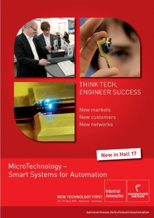 Microtechnology – Smart Systems for Automation