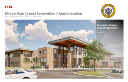 Killeen High School Renovation + Modernization Killeen Independent School District \\ Killeen, Texas