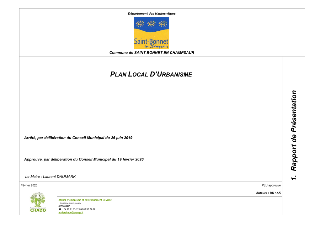 05132 Rapport De Presentation.Pdf